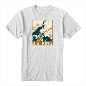 B.B. King Signature and Stylized Graphic Tees celebrating B.B. King. | T-shirt Design by Creative M^ck