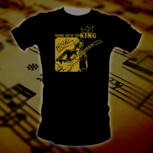 B.B. King Signature and Stylized Graphic Tees celebrating B.B. King. | T-shirt Design by Nadz10