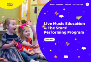 New Web Design Project for kids music school | Web Design by Cynor Designs