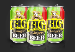 Beer Can Label named: BIG Ginger Beer | Grafik-Design von SAI DESIGNS