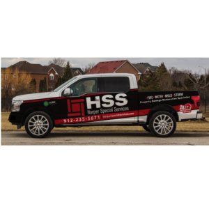 Harper’s Special Services Vehicle Branding  | Car Wrap Design by Yoga Tri