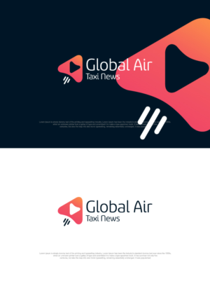 Global Air Taxi News | Logo Design by sushsharma99