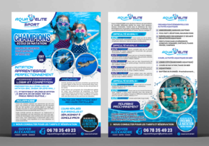 AQUA ELITE SPORT. Entreprise de coaching sportif spécialisée dans les activités aquatiques recherche | Flyer-Design von SAI DESIGNS