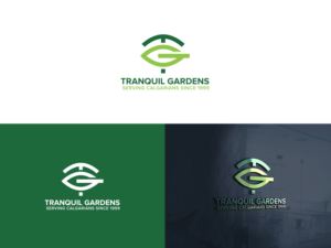 TRANQUIL GARDENS | Logo Design by Slant Line Media