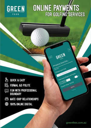 Startup online payment business - Sporting / Golf, Green Fees payment | Poster Design by eleven