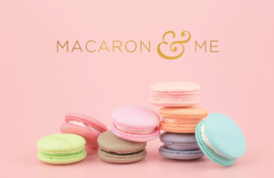 Logo for Macaron and Me. Brand new company. Ready for world domination  | Graphic Design by SofiaDesignStudio