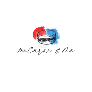 Logo for Macaron and Me. Brand new company. Ready for world domination  | Graphic Design by Samantha Ward Design