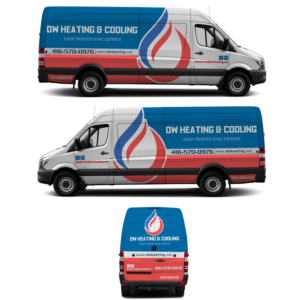 Heating, ventilation and air conditioning (Hvac) company needs a van wrap design | Car Wrap Design by Yoga Tri