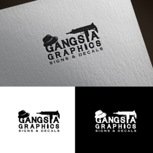 GANGSTA GRAPHICS signs & decals (you'll be blown away) | Logo-Design von sankar999