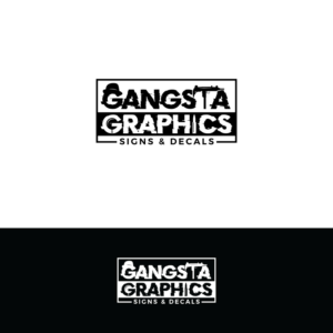 GANGSTA GRAPHICS signs & decals (you'll be blown away) | Logo-Design von Rii