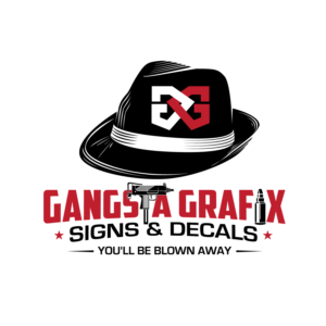 GANGSTA GRAPHICS signs & decals (you'll be blown away) | Logo-Design von geni