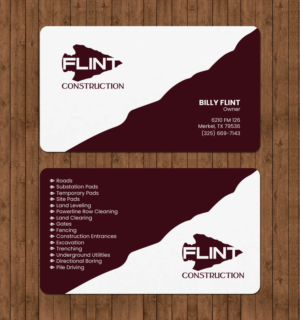 Flint Business Cards | Business Card Design by chandrayaan.creative