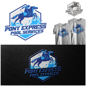 Pony Express Pool Services | Logo-Design von luckdesign