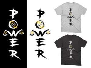 Power | T-shirt Design by Slant Line Media