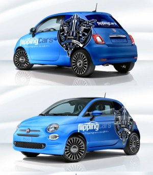 Fiat 500 Car Wrap Designs | Car Wrap Design by StarGraphics