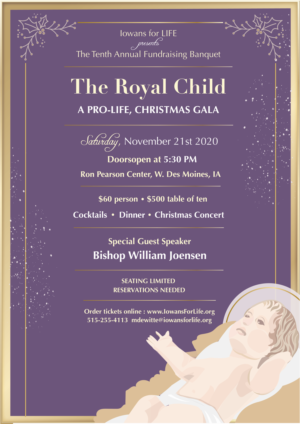 Pro-life non-profit needs a dynamic poster design for their Christmas Gala. | Poster-Design von Brigitte Melissa B