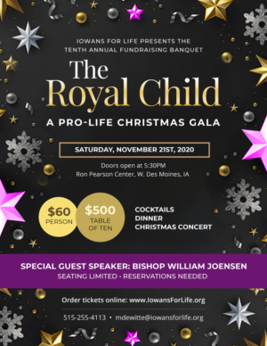 Pro-life non-profit needs a dynamic poster design for their Christmas Gala. | Poster-Design von creative.SB