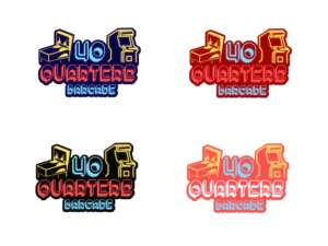 40 Quarters or 40 Quarters Barcade | Logo-Design von Ak4li™