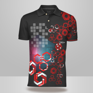 Funtastic polo shirt design for chain of retail tech stores | T-shirt Design by Kero