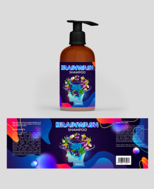 Brainwash Shampoo | Packaging Design by Pinky 