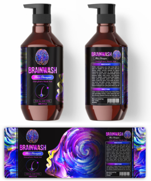 Brainwash Shampoo | Packaging Design by SAI DESIGNS