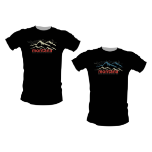 Social Distancing in mountains of MT | T-Shirt-Design von Nadz10