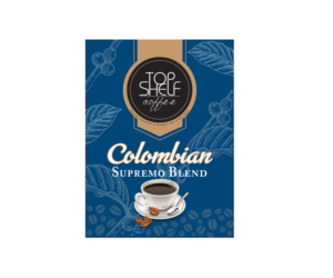 Label Design by ERICK ANDRE VOORNEMAN for Top Shelf Coffee | Design #24167239