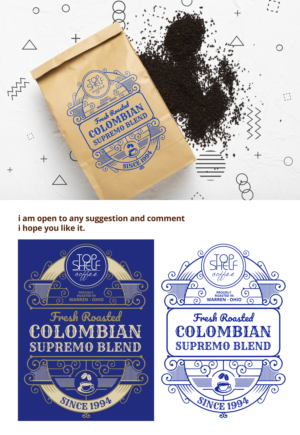 Label Design by oasegrafis for Top Shelf Coffee | Design #24131731