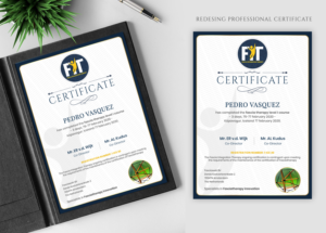 redesing professional certificate | Graphic Design by ARTOGRAPHY