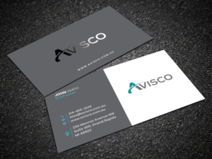 Avisco Pty Ltd professional business card | Business Card Design by Sandaruwan