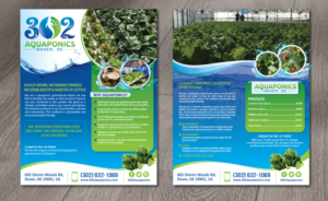 Aquaponic greenhouse needs a business brochure that shows what a unique system we have | Brochure Design by alex989