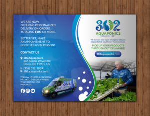 Brochure Design by chandrayaan.creative for 302Aquaponics | Design #24180062