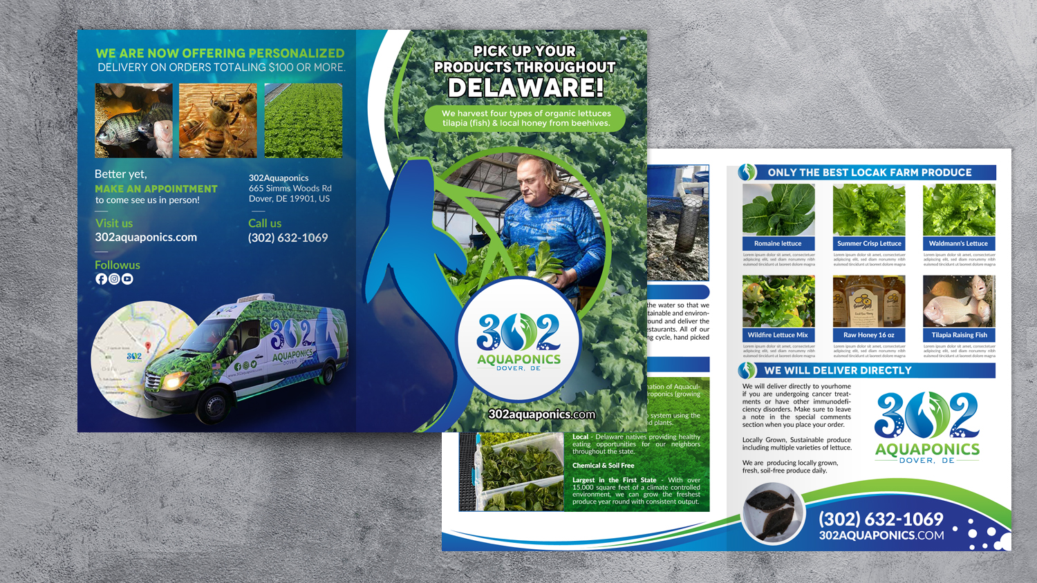 Brochure Design by chandrayaan.creative for 302Aquaponics | Design #24190473