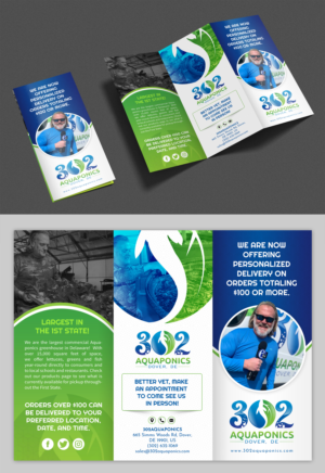 Brochure Design by SAI DESIGNS for 302Aquaponics | Design: #24152229