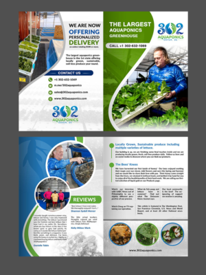 Brochure Design by n214008 for 302Aquaponics | Design: #24155033