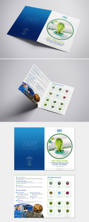 Aquaponic greenhouse needs a business brochure that shows what a unique system we have | Brochure Design by ZeneFashions