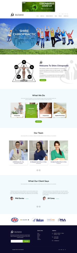 Wholistic Health Clinic (Chiropractic Osteopathic Naturapathic Homeopathic New  Website Design | Web Design by Jarry199776