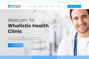 Wholistic Health Clinic (Chiropractic Osteopathic Naturapathic Homeopathic New  Website Design | Web Design by Mr.Logocreator