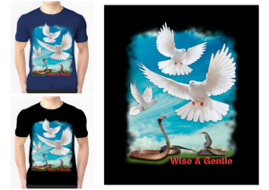 Wise & Gentle  | T-shirt Design by graphics1