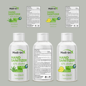 Meditrix Hand Sanitizer - Label Design | Etikett-Design von RenCan