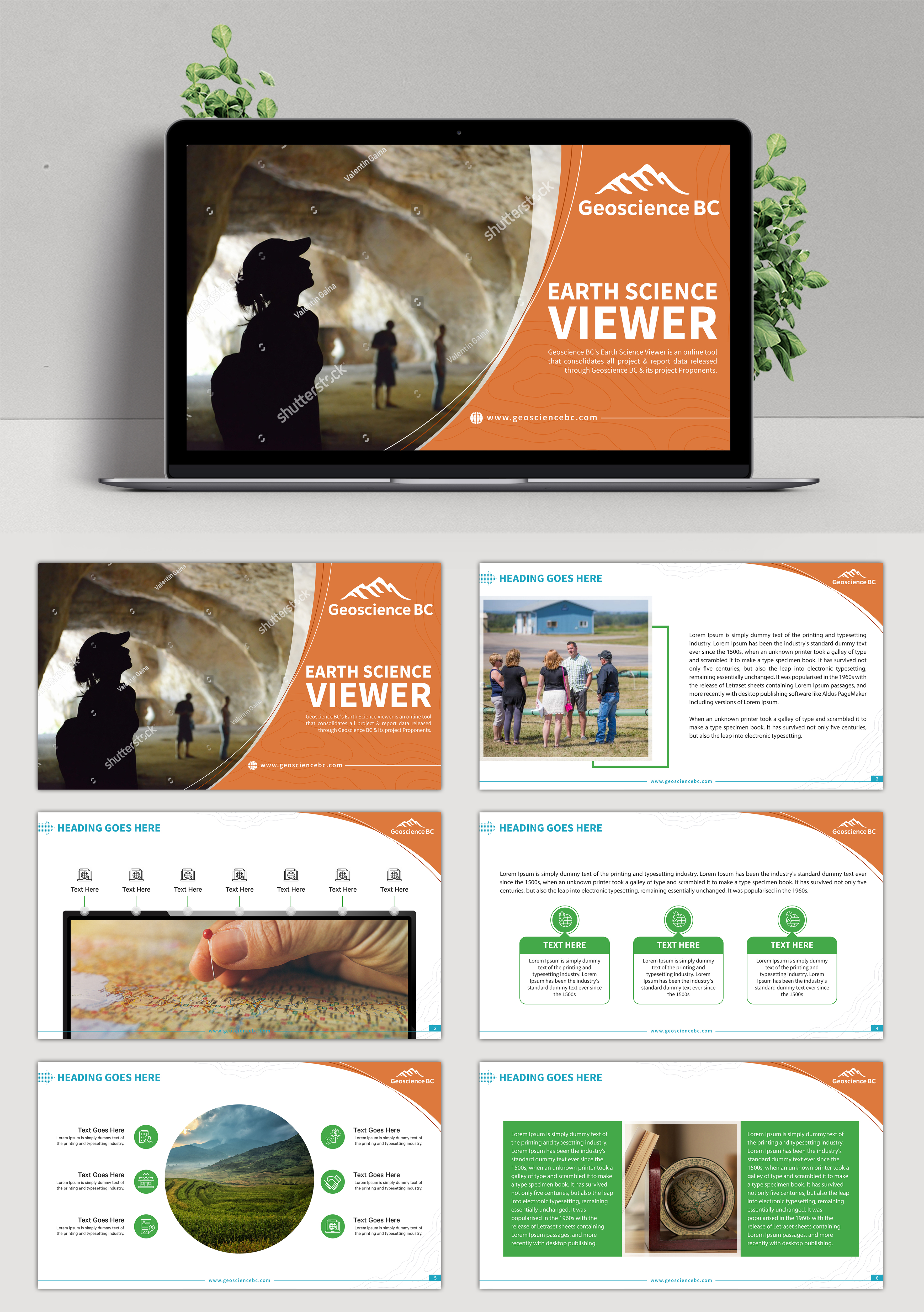 PowerPoint Design by SAI DESIGNS for Geoscience BC | Design #24218726