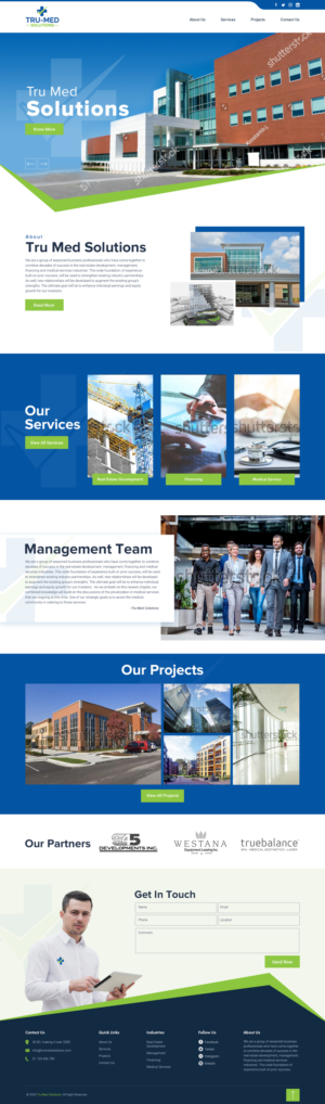 Web Design by sai.designer87 for this project | Design #24192338