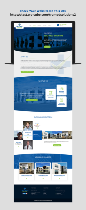 Wordpress Web Design & Coding for trumedsolutions.ca | Web Design by WP Cube