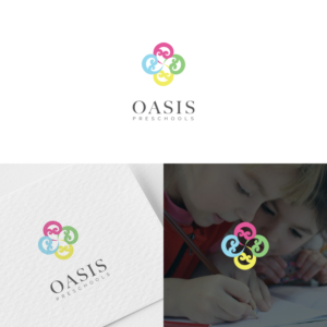 Logo Design by Alex Petersen for Oasis Preschools | Design #24186026