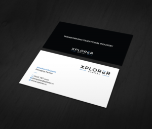 Business card for exciting VC company | Business Card Design by MDesign