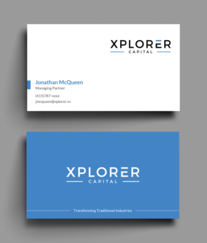 Business card for exciting VC company | Business Card Design by Uttom 2