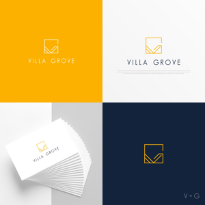 Villa Grove | Logo Design by wellbeing.