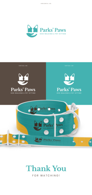 Logo-Design von Penxeline für Parks' Paws Pet Care | Design #24357135