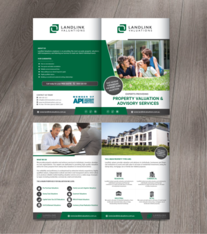 2 page brouchure for a Property Valuation company.  | Broschüren-Design von alex989