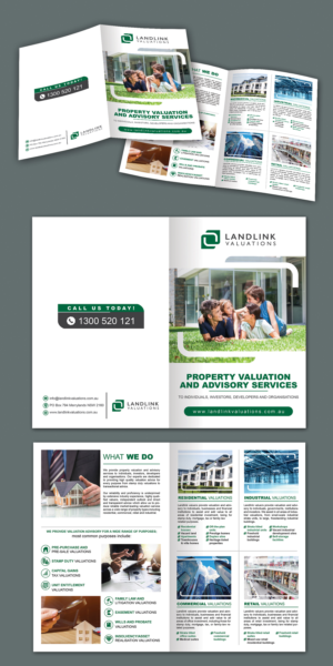 2 page brouchure for a Property Valuation company.  | Broschüren-Design von BLUE WINGS